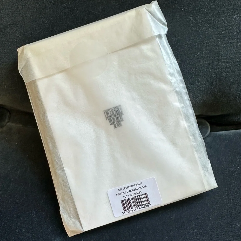 Limited Edition Diptyque Scented Notebook and Dust Bag